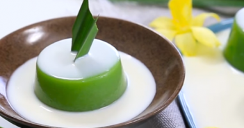 Cách làm thạch đậu nành lá dứa Cách làm thạch đậu nành lá dứa 6