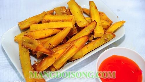 CÁCH CHIÊN KHOAI LANG NGON GIÒN TẠI NHÀ 4