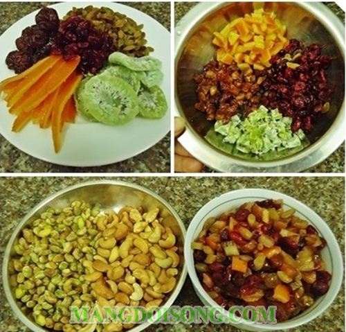 CÁCH LÀM BÁNH OPERA ( FRUITCAKE ) TRUYỀN THỐNG ĐÓN NOEL VÀ NĂM MỚI 1