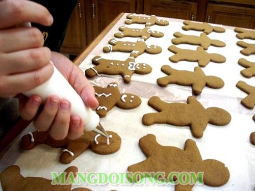 CÁCH LÀM BÁNH QUY GỪNG ĐẸP TẶNG CHO NGƯỜI YÊU MỪNG NGÀY LỄ NOEL 4
