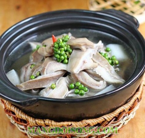 CÁCH LÀM BAO TỬ HẦM TIÊU XANH THƠM NỒNG ĐÚNG ĐIỆU 4