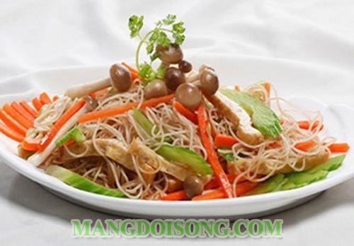 Cách làm bún xào chay thơm ngon cho ngày rằm 5