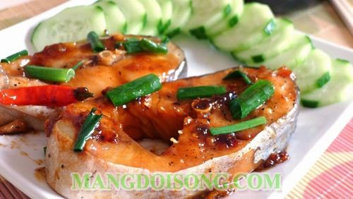 CÁCH LÀM CÁ HÚ KHO TIÊU XANH LÁ GỪNG NGON TUYỆT CÚ MÈO 4