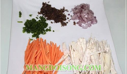 Cách làm chả giò chay khoai môn ngon bổ rẻ 2