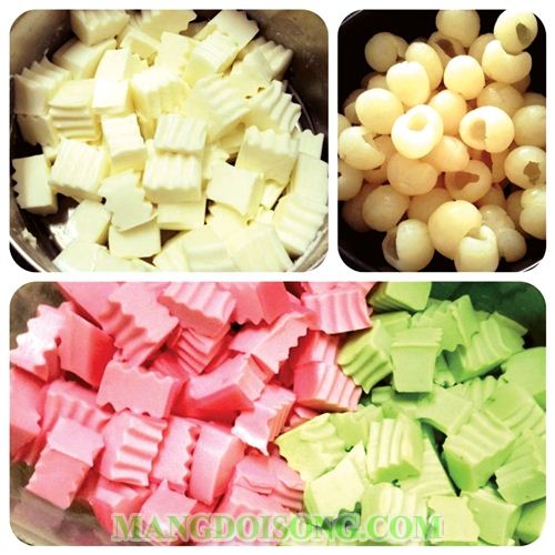 CÁCH LÀM CHÈ KHÚC BẠCH TRÁI CÂY NGON MÁT BỔ RẺ 2