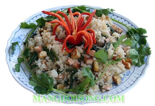 CÁCH LÀM CƠM CHIÊN GÀ THUẦN CHAY THEO PHONG CÁCH ẨM THỰC THÁI LAN 4