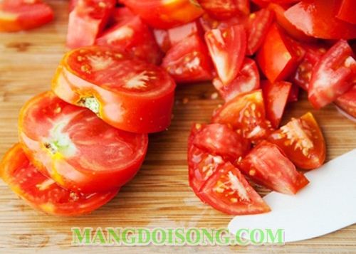 CÁCH LÀM ĐẬU HỦ SỐT CÀ CHUA NGON CHO BỮA CƠM CHAY 1