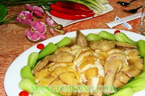 Cách làm gà hấp cải bẹ xanh thơm ngon đậm đà 4