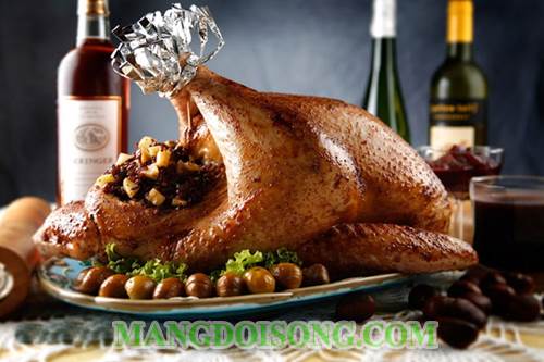Cách làm gà rút xương nhồi thập cẩm đút lò ngon độc đáo lạ mắt 3