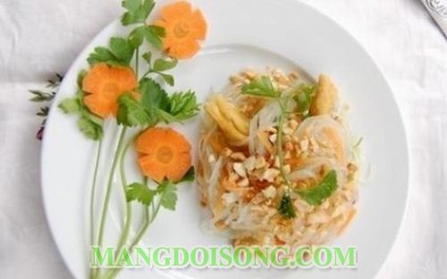 CÁCH LÀM GỎI MIẾN CHAY CHUA NGỌT NGON MÁT 4