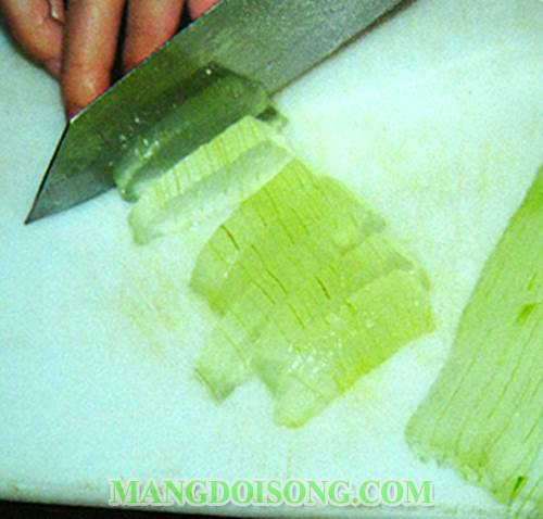 CÁCH LÀM GỎI NHA ĐAM MÁT BỔ TỐT CHO SỨC KHỎE SẮC ĐẸP 1