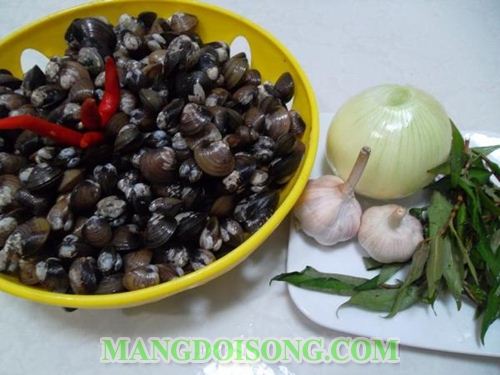 CÁCH LÀM HẾN XÀO SA TẾ CAY NGON CHO TIỆC NHẬU 1