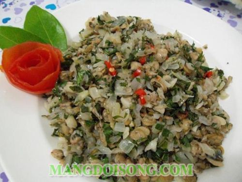 CÁCH LÀM HẾN XÀO SA TẾ CAY NGON CHO TIỆC NHẬU 6