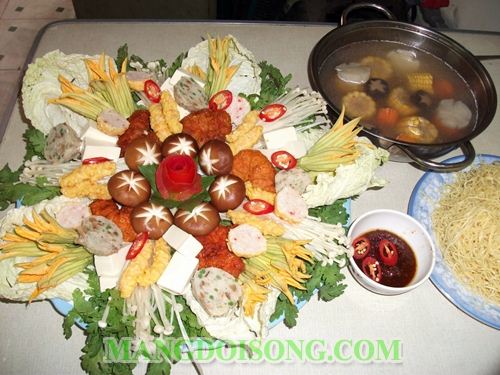 CÁCH LÀM LẨU NẤM CHAY THẬP CẨM NGON ĐẸP MẮT 4