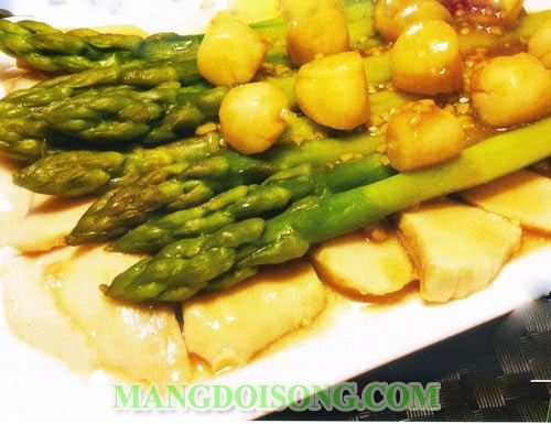 CÁCH LÀM MĂNG TÂY XÀO NẤM ĐÙI GÀ NGON CHO NHỮNG NGƯỜI ĂN CHAY 4