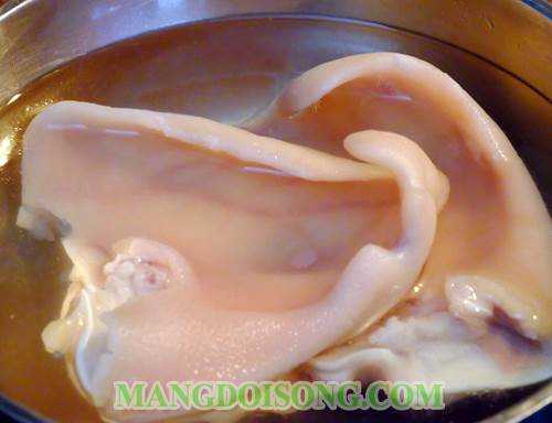 Cách làm tai heo ngâm giấm chua ngọt ngon cho mọi người 3
