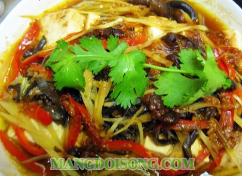 Cách làm tàu hủ chưng tương cho ngày xuân thanh tịnh 4