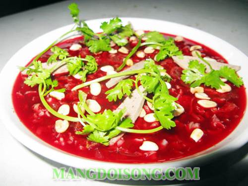 Cách làm tiết canh vịt tươi ngon hợp vệ sinh 4