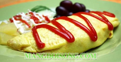 Cách làm trứng chiên cuộn cơm hàn quốc đẹp mắt ngon miệng 8