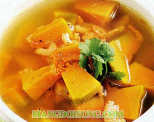 Cách nấu canh bí đỏ hầm dừa món ngon cho ngày đầu năm thêm may mắn 4