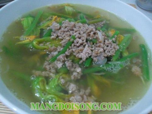 CÁCH NẤU CANH BÔNG BÍ THỊT BẰM NGON MÁT CỰC BỔ 4