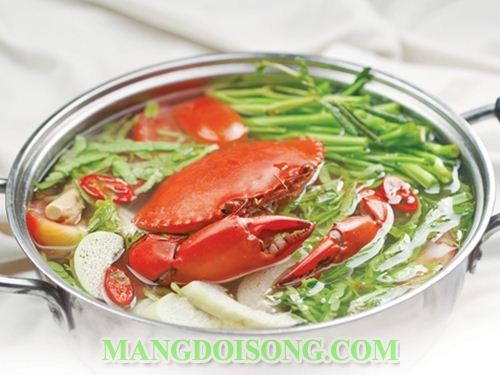 CÁCH NẤU LẨU CUA LÁ ME NGON CHUA NGỌT HẤP DẪN CHO TẾT DƯƠNG LỊCH 5