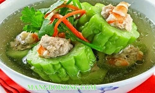CÁCH NẤU MÓN CANH KHỔ QUA NHỒI THỊT NGON MÁT MAY MẮN CHO NGÀY TẾT 4