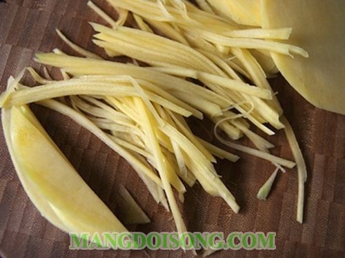 HƯỚNG DẪN LÀM GỎI XOÀI KHÔ CÁ LÓC CHUA CAY RẤT LÀ NGON 2