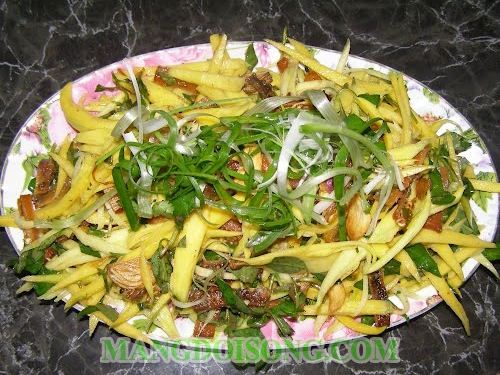 HƯỚNG DẪN LÀM GỎI XOÀI KHÔ CÁ LÓC CHUA CAY RẤT LÀ NGON 4