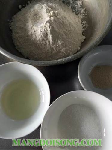 Cách làm bánh bao nướng nhân đậu đỏ ngon mê ly đẹp ngất ngây ngay tại bếp gia đình nhà bạn với 4 bước đơn giản 1