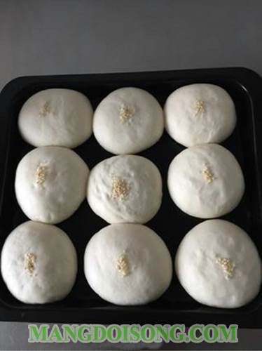 Cách làm bánh bao nướng nhân đậu đỏ ngon mê ly đẹp ngất ngây ngay tại bếp gia đình nhà bạn với 4 bước đơn giản 6