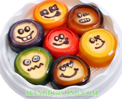 Cách làm bánh flan lá dứa rau câu ngon và vô cùng đẹp mắt có thể làm quà tặng sinh nhật hay vào dịp lễ valentine giáng sinh 8