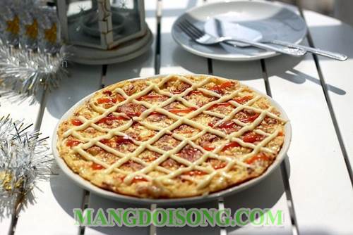 Cách làm bánh pizza sáng tạo ngon đơn giản cho bữa ăn sáng gia đình thêm thú vị 7