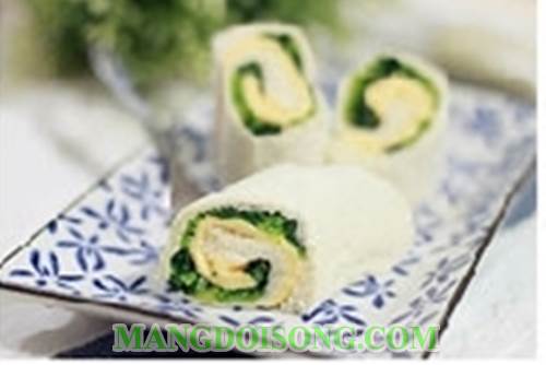 Cách làm bánh sandwich cuộn phô mai cải luộc thơm ngon đơn giản cho ngày đầu tuần thêm tươi mát 6