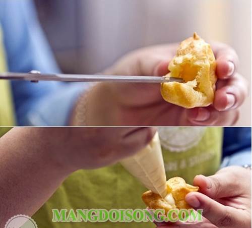 Cách làm bánh su kem sữa tươi (choux cream) thơm ngon mọi người đều thích 5