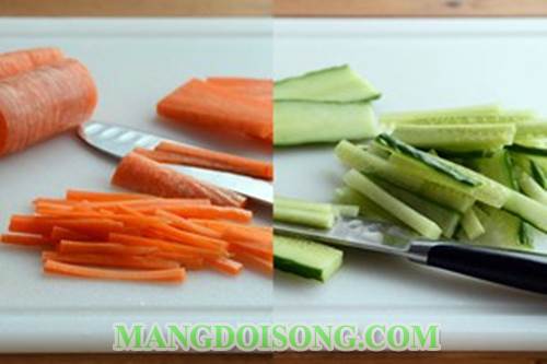 Cách làm bún trộn tôm rau củ ngon lành bắt mắt mà đơn giản cho bữa sáng nhiều dưỡng chất 5