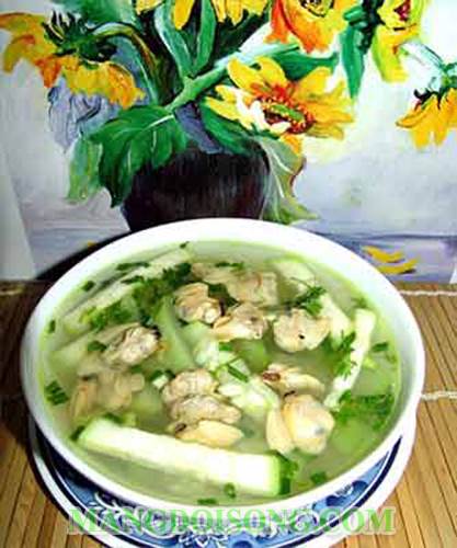 Cách làm canh bầu nấu hến ngọt mát thanh lọc cơ thể diệu kỳ 4