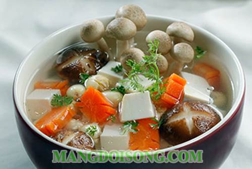 Cách làm canh đậu nấm hạt sen ngon ngọt bổ dưỡng 4