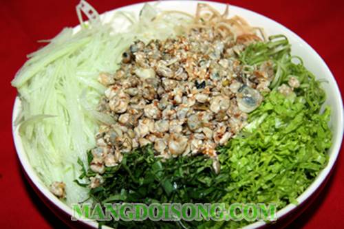Cách làm cơm hến ngon bổ rẻ đẹp mắt cho tất cả mọi người2