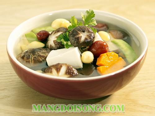 Cách làm đậu hủ nấu nấm hương thơm ngọt giải tỏa cơn nóng mùa hè 4