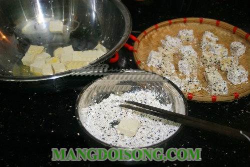 Cách làm đậu hủ tẩm mè chiên giòn ngon cho bữa cơm 2
