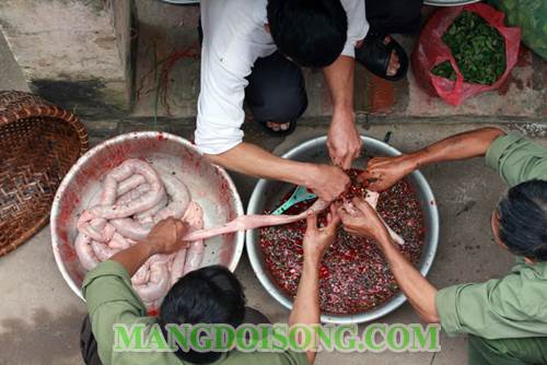 Cách làm dồi heo ngon đơn giản tại nhà cho ngày tiệc 2