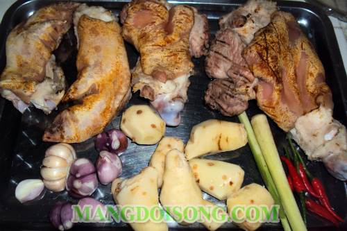 Cách làm giò heo nấu giả cầy cực ngon cho ngày cuối tuần 1