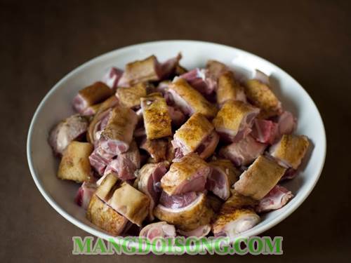 Cách làm giò heo nấu giả cầy cực ngon cho ngày cuối tuần 2