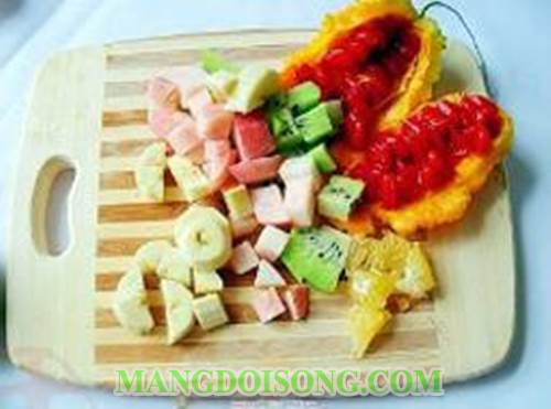 Cách làm hoa quả dầm sữa chua ngon ngọt mát lạnh ăn hoài không ngán cho tất cả mọi người 2
