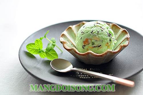 Cách làm kem bạc hà the mát thông mũi mát họng sảng khoái dài lâu 6