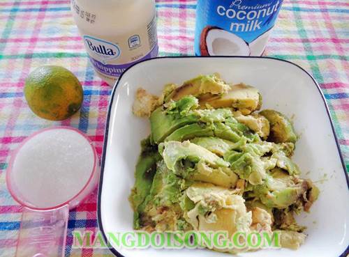 Cách làm kem bơ ngon mát đơn giản với máy xay sinh tố 1