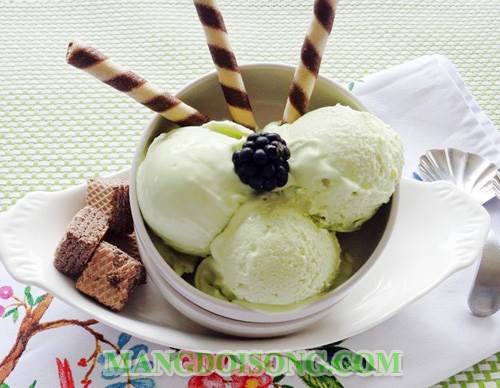 Cách làm kem bơ ngon mát đơn giản với máy xay sinh tố 4