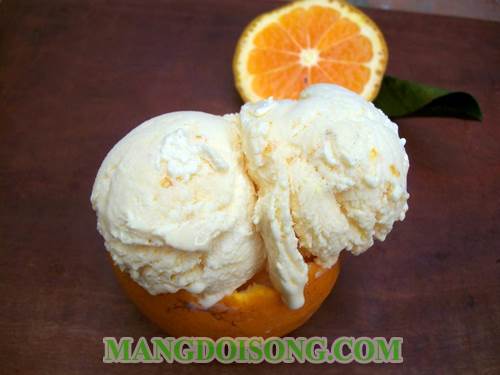 Cách làm kem cam ngon mát lạnh sảng khoái bổ sung vitamin C cho cơ thể thanh lọc 5