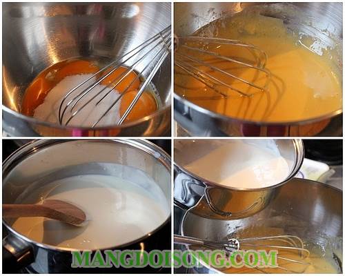 Cách làm kem caramen bánh flan ngon theo công thức ở Hàng Than 3